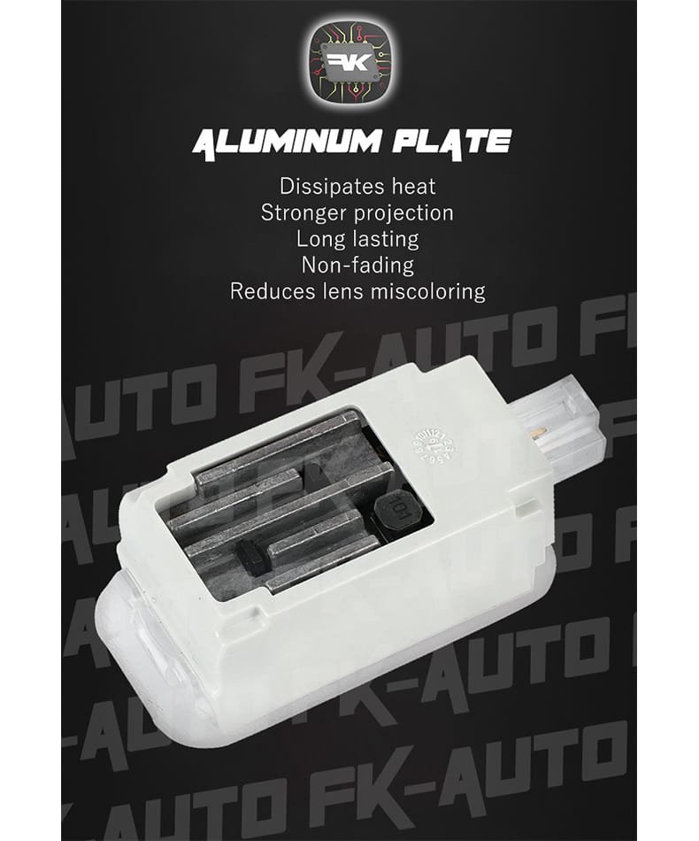 Puddle Lights Aluminum Plate