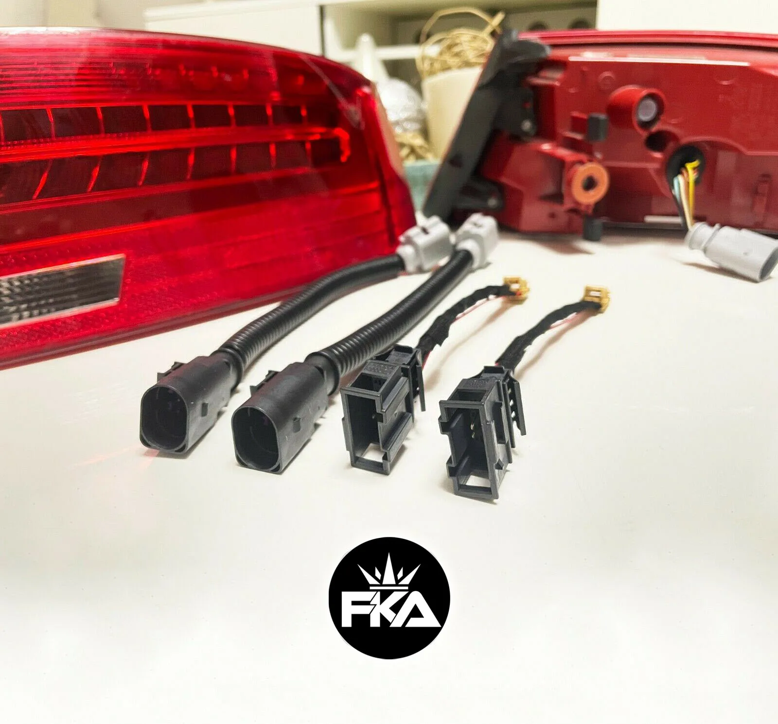2010 2011 2012 Audi A5 S5 Tail Light Harness Adapter Cables Facelift Rear Lights [North America] - Image 3