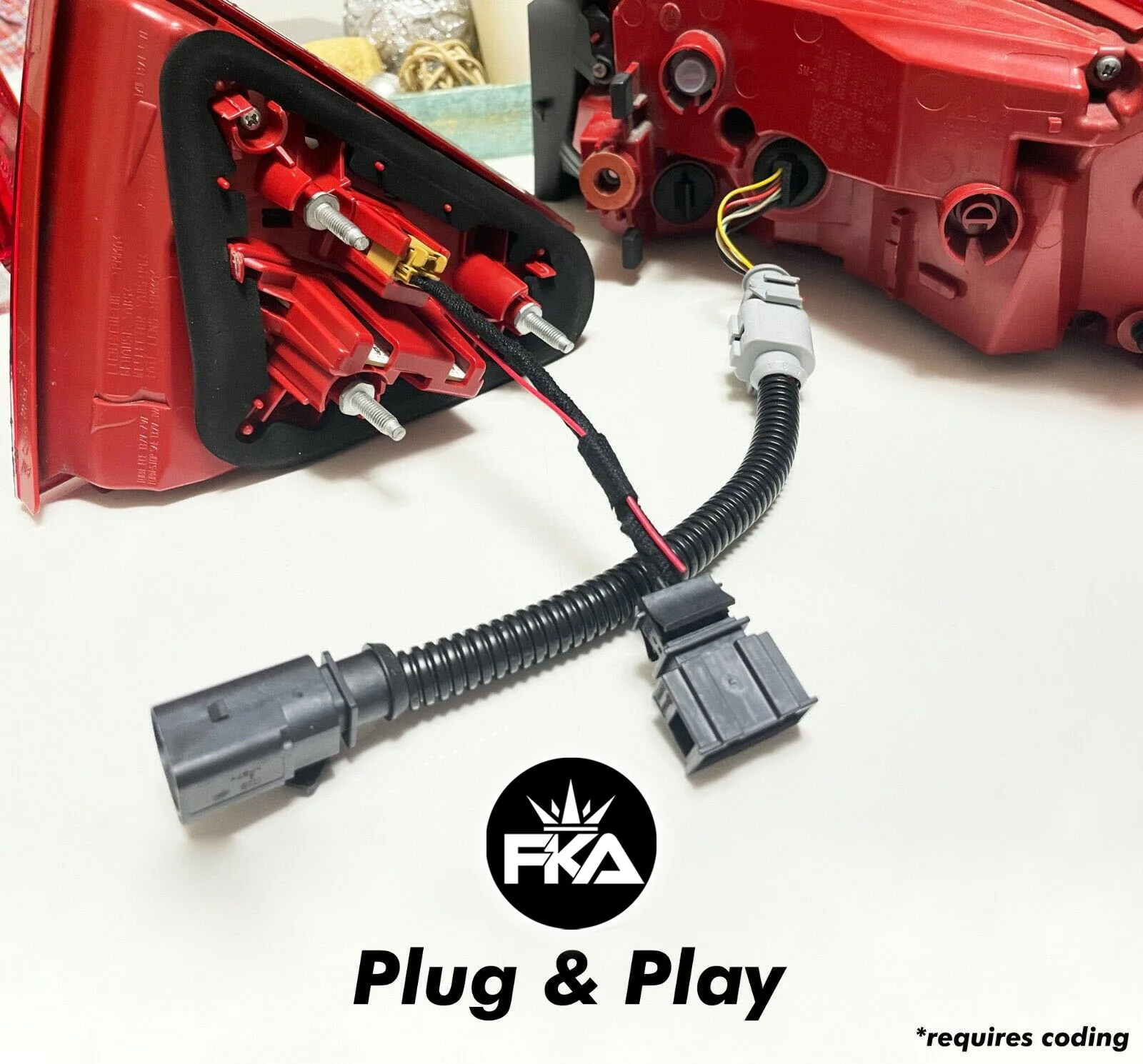 2010 2011 2012 Audi A5 S5 Tail Light Harness Adapter Cables Facelift Rear Lights [North America] - Image 5