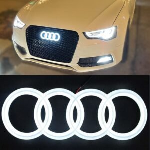 LED Emblem White Light Black Housing for Audi A3 S3 A4 S4 A5 S5 A6 S6