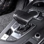 Real Carbon Fiber Gear Knob Cover Overlay Shifter Protector for Audi A4/S4/A5/S5/RS5 - B9 Models