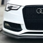 Honeycomb Fog Grilles Gloss Black for 2013-2016 Audi A5/S5 B8.5