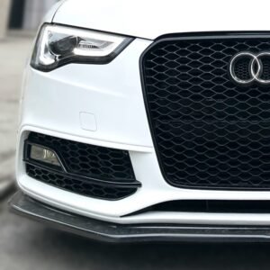 Honeycomb Fog Grilles Gloss Black for 2013-2016 Audi A5/S5 B8.5