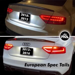 2010-2012 Audi A5 S5 Tail Light Harness Adapter Cables (NA Pre-Facelift to EU Facelift Sequential)