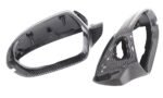 Carbon Fiber Mirror Covers for 08-17 Audi A4 S4 A5 S5 RS5 B8 B8.5 with Side Assist