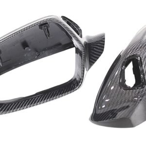 Carbon Fiber Mirror Covers for 08-17 Audi A4 S4 A5 S5 RS5 B8 B8.5 with Side Assist