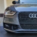 Honeycomb Fog Grilles Gloss Black for 2013-2016 Audi A4/S4 B8.5