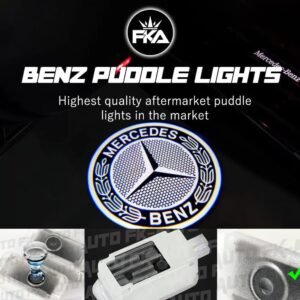 Puddle Lights Mercedes Logo Door Courtesy For C Class E Class GLC (2012-2023)